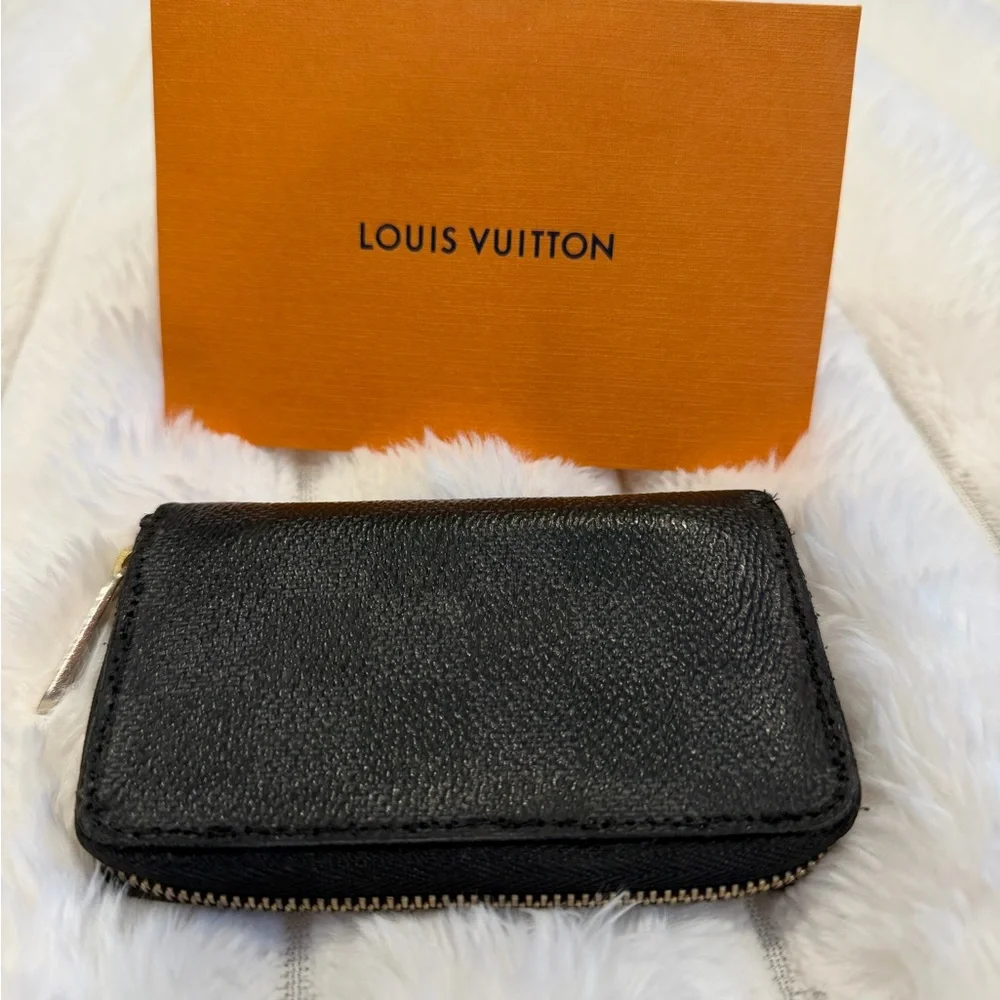 LOUIS VUITTON Damier Graphite coin purse Wallet Case /card holder « Authentic